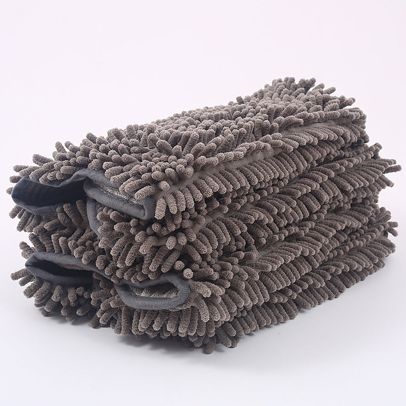 Ultra-Absorbent Chenille Pet Drying Towel