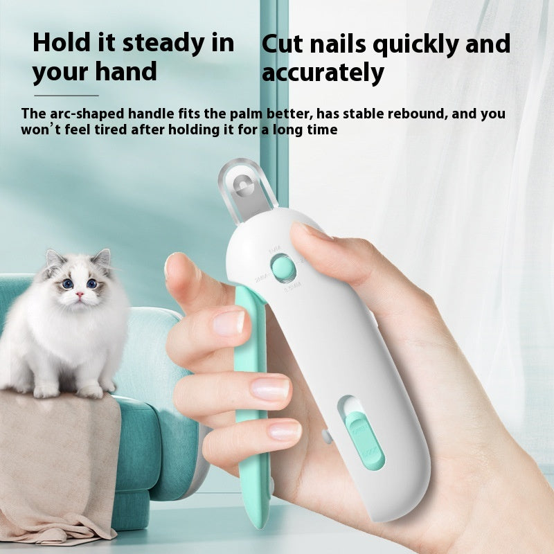 Pet Nail Clipper with Hidden File
