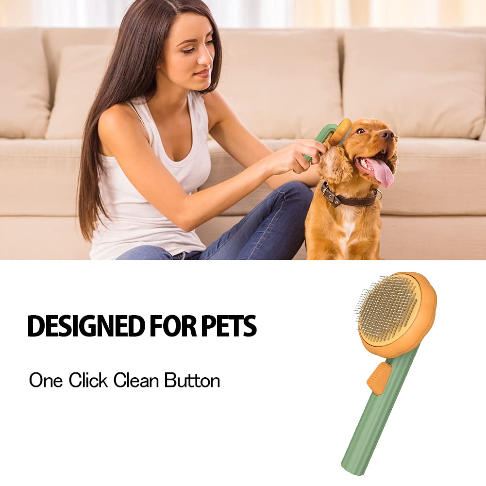 Pet Grooming Brush – Gentle & Effective Fur Remover