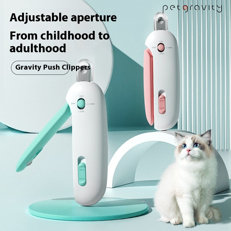 Pet Nail Clipper with Hidden File