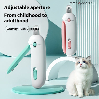 Pet Nail Clipper with Hidden File