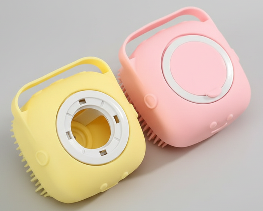 Silicone Pet Bath Massage Brush