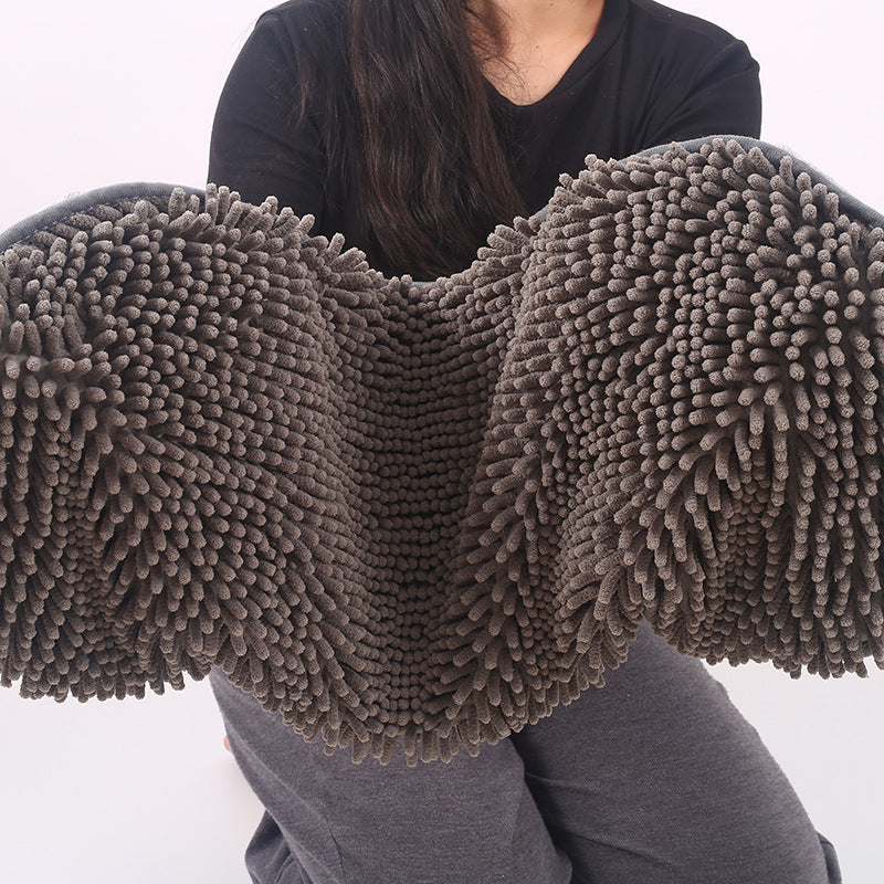 Ultra-Absorbent Chenille Pet Drying Towel