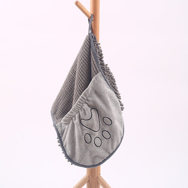 Ultra-Absorbent Chenille Pet Drying Towel