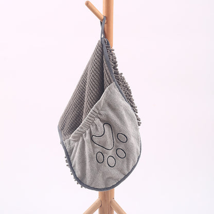 Ultra-Absorbent Chenille Pet Drying Towel