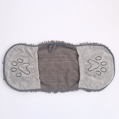 Ultra-Absorbent Chenille Pet Drying Towel